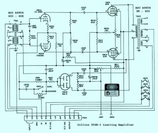 Collins 356E 1 schematic circuit diagram